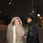 Chalida Vijitvongtong Instagram – Sapporo กับผู้ชายถุงมือโบว์ 😜☃️❄️ Sapporo, Hokkaido