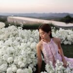 Chalida Vijitvongtong Instagram - ยินดีด้วยกับทั้งคู่นะคะ เป็นงานที่น่ารักมากๆๆ และอบอุ่นที่สุด HilltopHappiness 🌄💕 ดีใจที่พวกเราลุยด้วยกันมาทั้งน้ำทั้งเขา เห็นพี่ทั้งสองดูแลกันก็เห็นถึงความรักที่พี่ท็อปและพี่ปอมีให้กัน #topalways