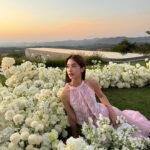 Chalida Vijitvongtong Instagram - ยินดีด้วยกับทั้งคู่นะคะ เป็นงานที่น่ารักมากๆๆ และอบอุ่นที่สุด HilltopHappiness 🌄💕 ดีใจที่พวกเราลุยด้วยกันมาทั้งน้ำทั้งเขา เห็นพี่ทั้งสองดูแลกันก็เห็นถึงความรักที่พี่ท็อปและพี่ปอมีให้กัน #topalways