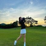 Chalida Vijitvongtong Instagram - เริ่มต้นปี เอาซะหน่อยเดียวลืมมม ⛳️ Bonanza Golf Club