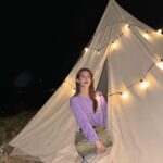 Chalida Vijitvongtong Instagram - Here’s to fresh beginnings and campfire tales! 🏕️✨ BoNanZaเขาใหญ่