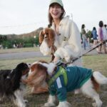 Chalida Vijitvongtong Instagram – ได้วิ่งเล่นก็จะอารมณ์ประมาณนี้🐶☺️