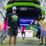 Chandler Hallow Instagram - Last To Take Hand Off Lamborghini, Keeps It!