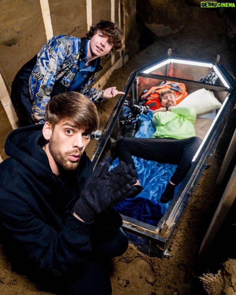 Chandler Hallow Instagram - “ Buried Alive for 50 Hours!” GO WATCH