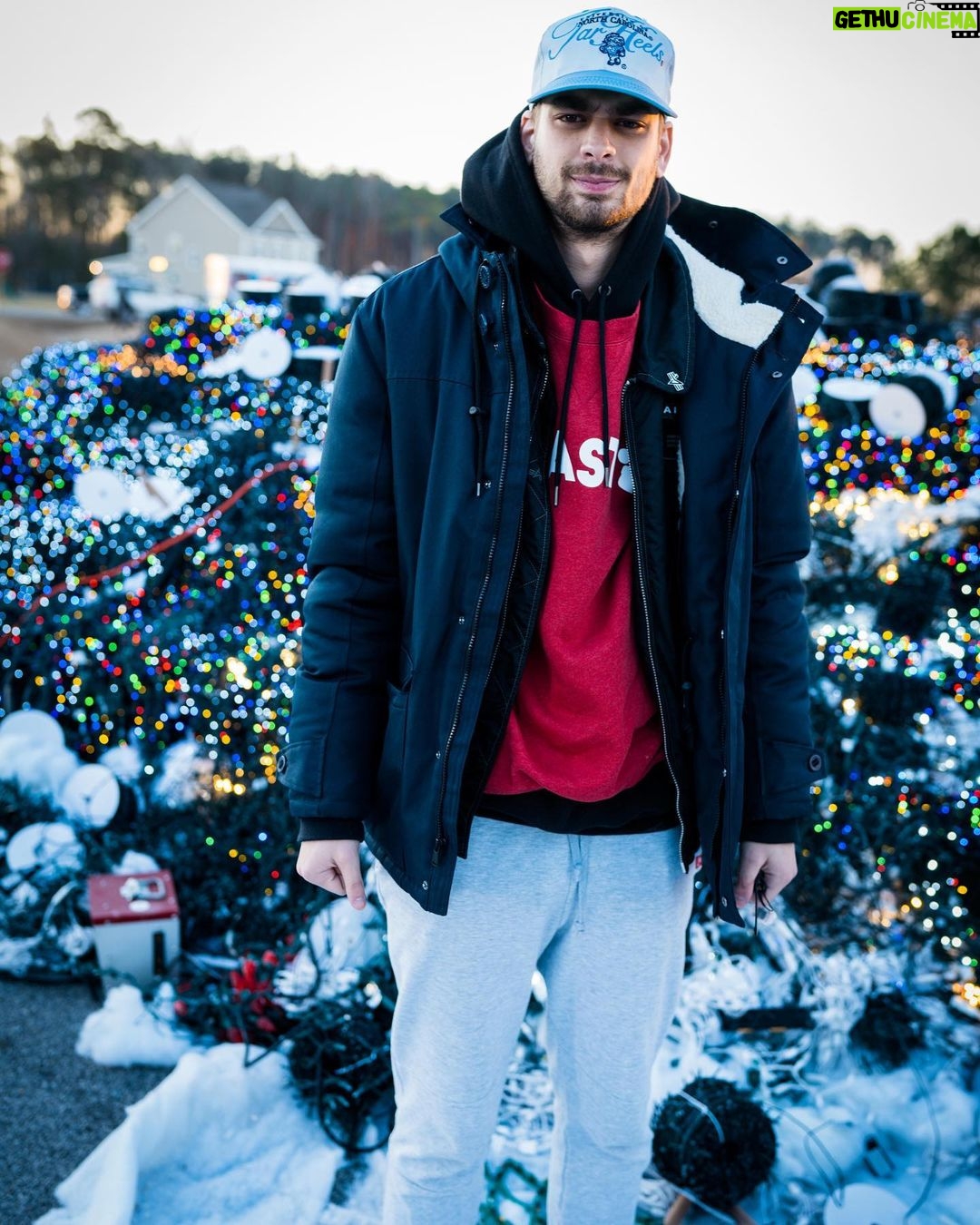 Chandler Hallow Instagram – “ I put 1,000,000 Christmas lights on a