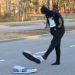 Chandler Hallow Instagram - “We ran a marathon in size 40 shoes!” GO WATCH!