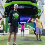 Chandler Hallow Instagram - Last To Take Hand Off Lamborghini, Keeps It!