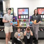 Chandler Hallow Instagram - Feastables is now available in EVERY 7-Eleven and Speedway in America! We are giving away a LAMBO to one person who buys Feastables anywhere in the next 7 days! GO BUY!