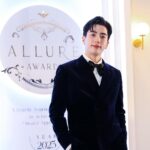 Chanon Santinatornkul Instagram - ✨⭐️𝗔𝗟𝗟𝗨𝗥𝗘 𝗡𝗜𝗚𝗛𝗧 : 𝘈 𝘚𝘵𝘢𝘳𝘭𝘪𝘵 𝘑𝘰𝘶𝘳𝘯𝘦𝘺 𝘰𝘧 𝘛𝘳𝘪𝘶𝘮𝘱𝘩 𝘪𝘯 𝘈𝘤𝘩𝘪𝘦𝘷𝘦𝘮𝘦𝘯𝘵 & 𝘈𝘸𝘢𝘳𝘥 𝘈𝘱𝘱𝘳𝘦𝘤𝘪𝘢𝘵𝘪𝘰𝘯 2023 ⭐️✨ #AllureNight2023 #AestheticAllureTH #PureBimXNonkul #มาส์กนนกุล #PureBIMhydratingGelMask #getup&glowwithnonkul