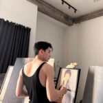 Chanon Santinatornkul Instagram - วาดลมไปเรื่อย 😂😬 Paint the world full of you 🤩