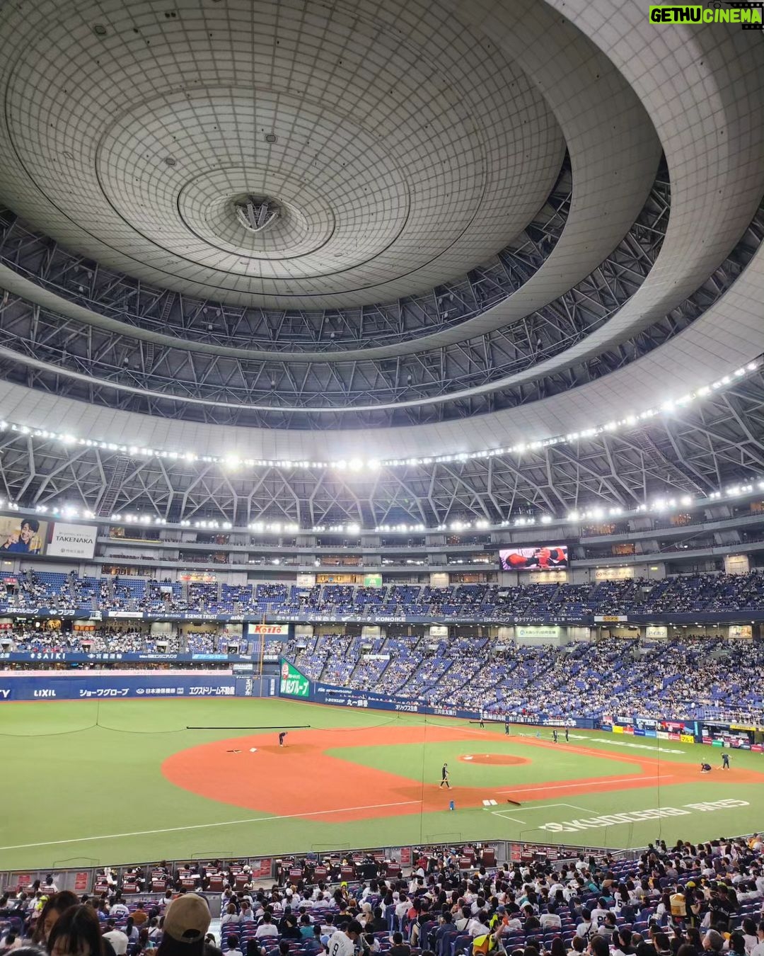 Chanwoo Instagram - Orix Buffaloes! Kyocera Dome, Osaka Japan