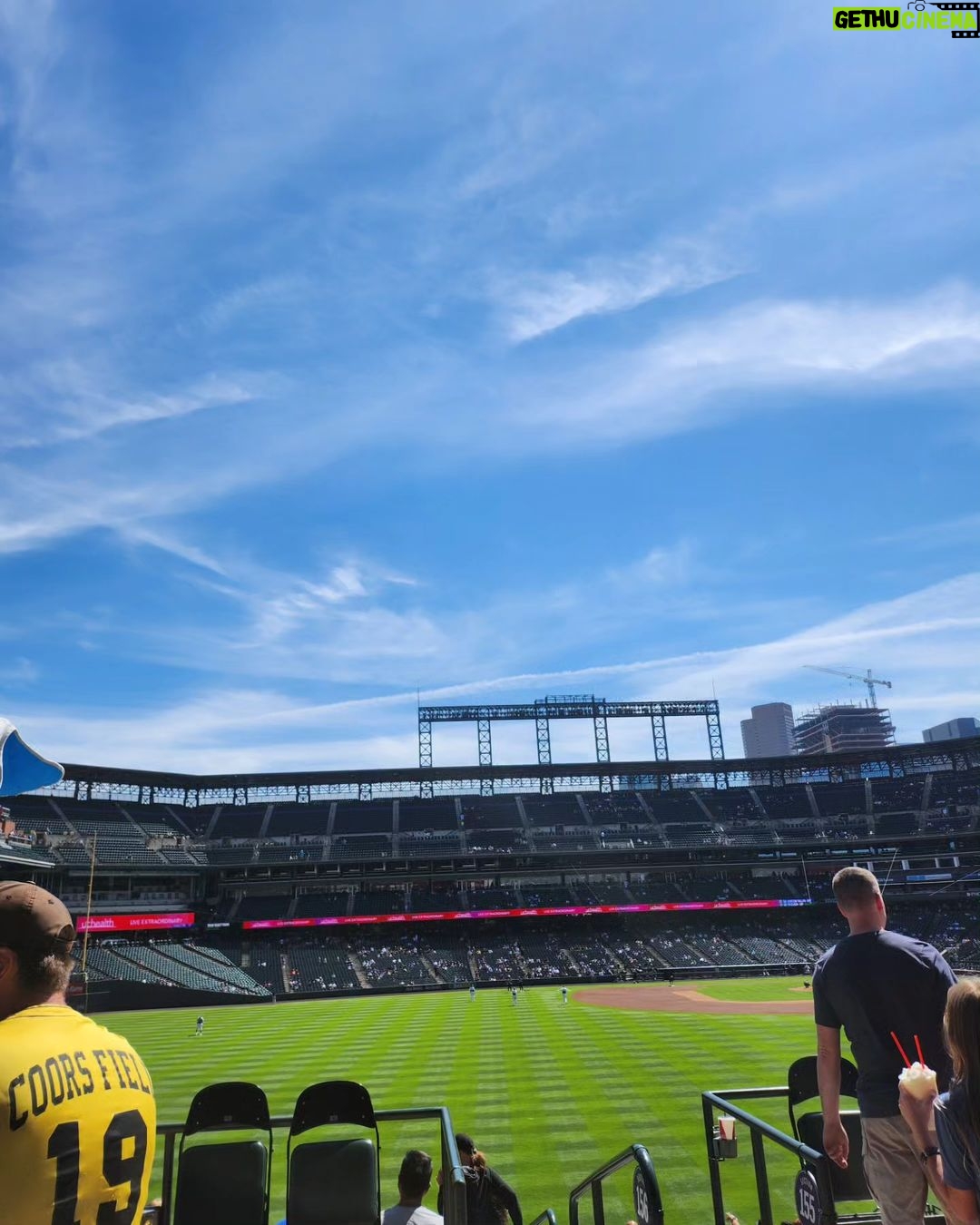 Chanwoo Instagram - let's go Rockies! Coors Field