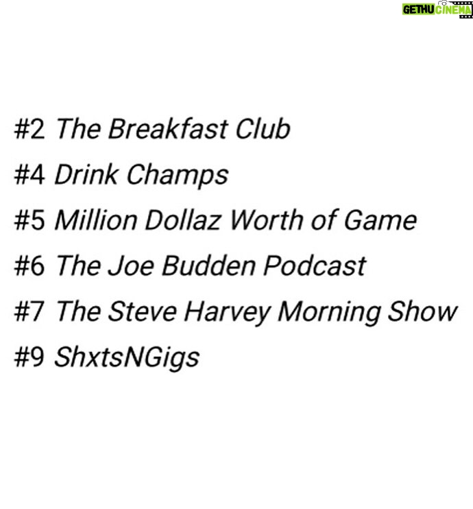 Charlamagne Tha God Instagram - Interesting Information for those who care. Thank You to the 15 to 20 Million people monthly who listen to @breakfastclubam in podcast form. I don’t care how you consume us whether it’s via Radio, Podcast, YouTube, or Social Media YOU ARE ALL APPRECIATED!!! By the way it’s all measured differently so podcast numbers, radio numbers, social media, YouTube are not combined. All different audiences that we are extremely grateful for!! Meanwhile @joerogan is the most listened to podcast among Black Listeners and I understand because I’m one of them. GRATITUDE IS ALWAYS MY ATTITUDE!!! WE TRULY THANK GOD FOR IT ALL!!!