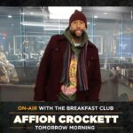 Charlamagne Tha God Instagram – We Got The Good Brother @affioncrockett on @breakfastclubam in the morning……