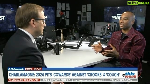Charlamagne Tha God Instagram - MAGA and Liberal Bots bout to go crazy on this post, but what did I say wrong? Trump is the end of democracy as we know it and Biden should be leaning on his surrogates because he has zero main character energy. Let’s Discuss….. 🎥 @thisweekabc