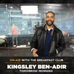 Charlamagne Tha God Instagram - The Bob Marley Biopic #OneLove drops on Valentines Day and we have the star of it Kingsley Ben-Adir on @breakfastclubam in the morning……
