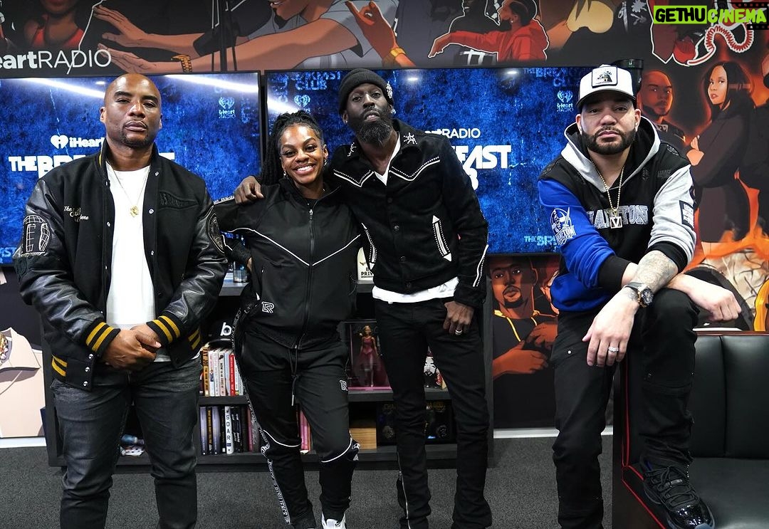 Charlamagne Tha God Instagram - The Good Brother @tyetribbett on @breakfastclubam this morning. Tune in!!!!