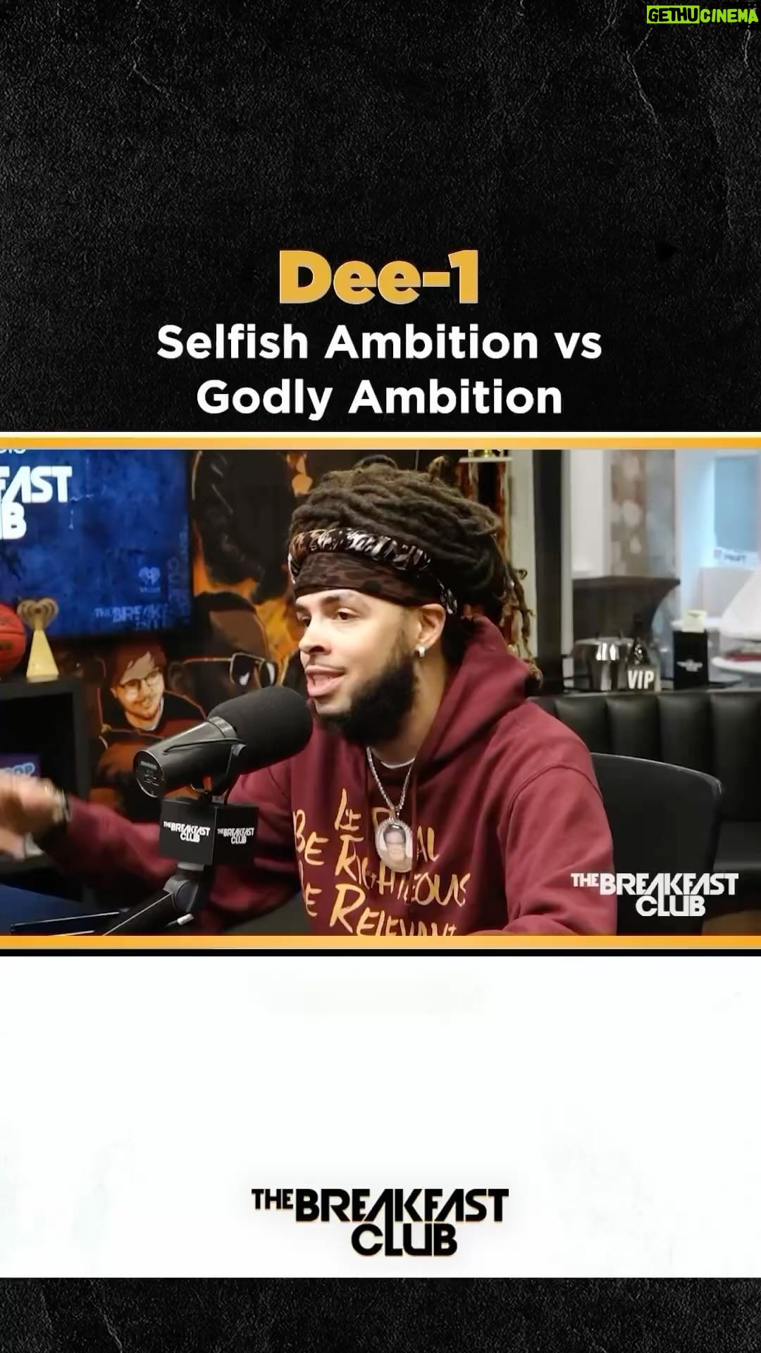 Charlamagne Tha God Instagram - The Good Brother @dee1music is giving out free jewelry if you open to receiving it. What ambition are you after? Selfish or Godly??? Let’s Discuss…..Full conversation on @breakfastclubam @youtube page now!!!