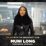 Charlamagne Tha God Instagram - The Good Sister @munilong on @breakfastclubam in the morning……..