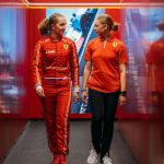 Charles Leclerc Instagram - A visit to the Scuderia 🏎️ Take a look at when @maya_weug and @aurelianobels16 went to catch-up with @charles_leclerc in the F1 garages ⭐️ #F1Academy #SaudiArabianGP Jeddah, Saudi Arabia