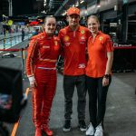 Charles Leclerc Instagram - A visit to the Scuderia 🏎️ Take a look at when @maya_weug and @aurelianobels16 went to catch-up with @charles_leclerc in the F1 garages ⭐️ #F1Academy #SaudiArabianGP Jeddah, Saudi Arabia