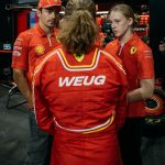 Charles Leclerc Instagram - A visit to the Scuderia 🏎️ Take a look at when @maya_weug and @aurelianobels16 went to catch-up with @charles_leclerc in the F1 garages ⭐️ #F1Academy #SaudiArabianGP Jeddah, Saudi Arabia