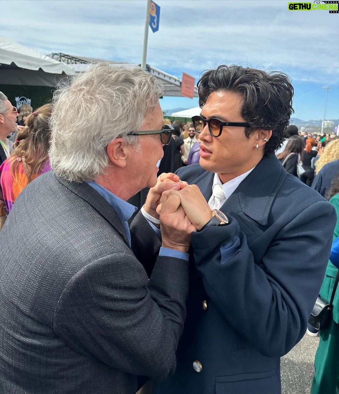 Charles Melton Instagram - congrats to @sermyberch and @therealgettymuseum on their win at @filmindependent #spiritawards 🤍