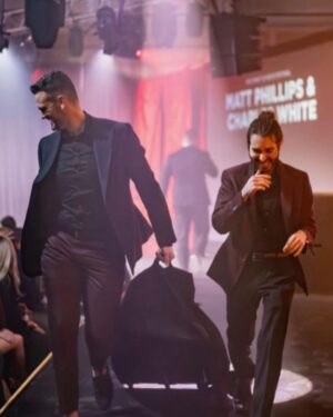 Charles White Jr. Instagram - This pic from the fashion show goes so hard