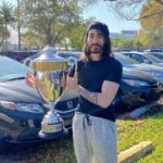Charles White Jr. Instagram - Just competed in a professional race and may have squeaked out a fat win
