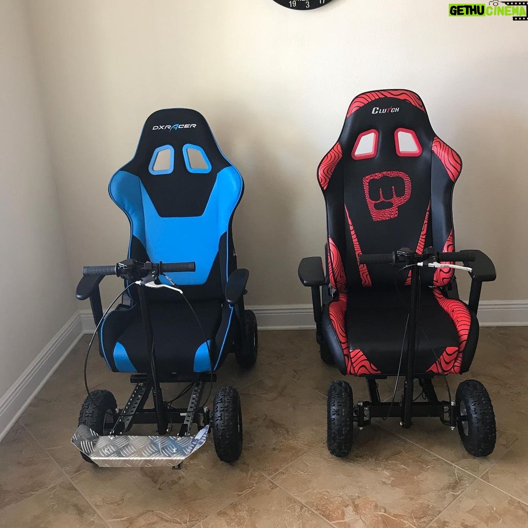 Charles White Jr. Instagram - Racing chairs have been perfected