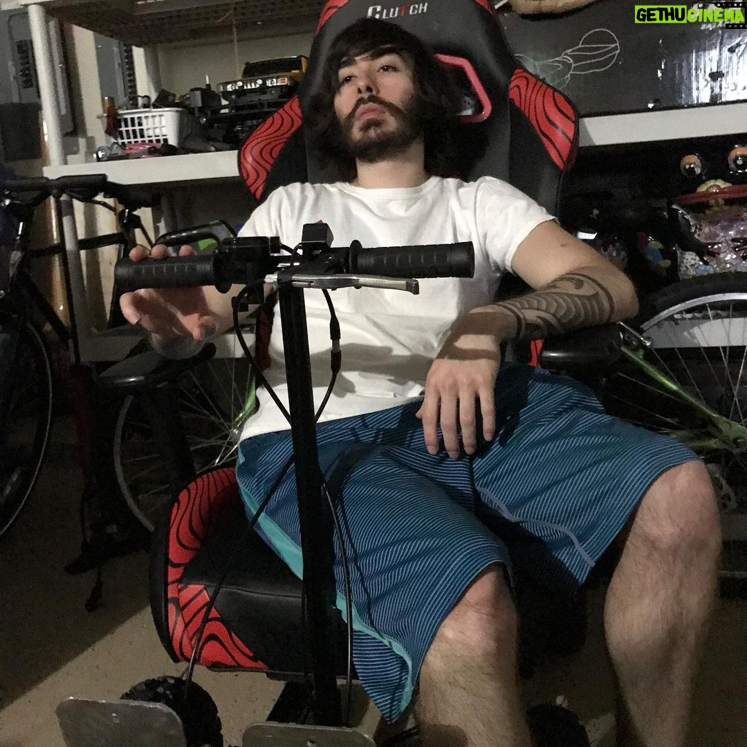 Charles White Jr. Instagram - Just a gamer in his mobilized gaming battle machine