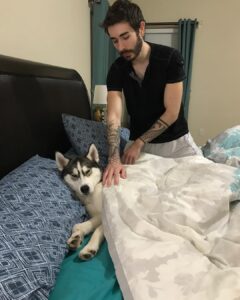 Charles White Jr. Instagram - Tucking my dog in