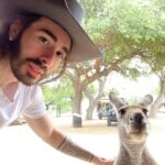 Charles White Jr. Instagram - Met a kangaroo