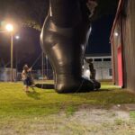 Charles White Jr. Instagram - Nearly crushed by falling 25ft gorilla
