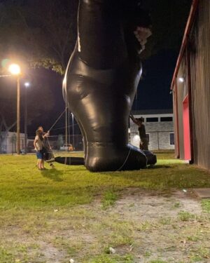 Charles White Jr. Instagram - Nearly crushed by falling 25ft gorilla