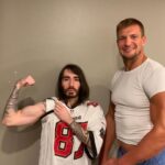 Charles White Jr. Instagram – Had to make an NFL legend look small @gronk