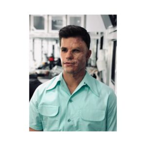 Charlie Carver Instagram - Big shoutout and a massive thank you to the @ratchednetflix creative team and crew and the folks at @afxstudio. My job would have been impossible were it not for the incredible work that went into the look of this character as it informed practically everything. The SFX makeup department went through several revisions on this makeup (some of that process pictured here), each one bringing a new layer of meaning and artistry. My days would start 4 hours in the makeup chair (down to 2 1/2 by its end, all set to the stylings of master DJ/makeup pro @mikemekash). Then, after a perfect part got shellacked in the hair chair, off into our immaculate  costumes by legend @eyrichlou. And the unbelievable sets you see transported us into the world of Ratched as much as I hope they transport you. From Lighting to Catering, Props to Locations, Camera to Production, SFX and Sound and Sets and Art and Editing and our amazing PA team, this show was made possible by the tireless work of each department who showed up every day before the cast did and stayed well after we got to go home. And damn, did it turn out beautifully. Hats off to the best in the biz! All episodes streaming 🌍 on @netflix 💉 #ratched
