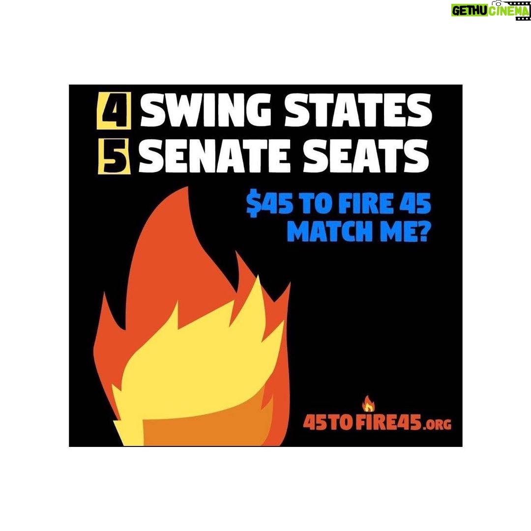 Charlie Carver Instagram - Donate $45 to FIRE 45🔥 Go to 45tofire45.org With your support, we can win in 4 key swing states this November: Texas, North Carolina, Arizona and Georgia. These states have 5 Senate seats and 80 electoral votes up for grabs. Without them, Trump can’t win. So donate #45toFire45! Let’s flip TX, NC, AZ and GA for good! Link in bio!