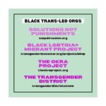 Charlie Carver Instagram - Some follow up from Friday’s conversation (saved and posted!)... @raquel_willis kindly shared this list of Black trans-led organizations that I’ve tagged in these slides. Give them a follow, familiarize yourself with their work, and donate if you can :) Consider making your donation monthly. Sustained support in every sense is how we can effect real change. More to share soon x