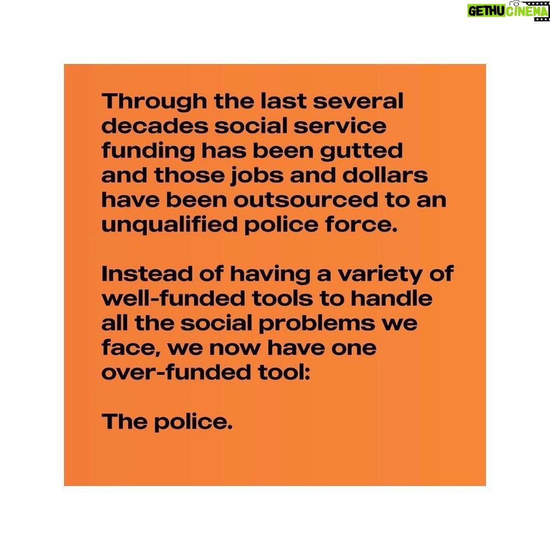 Charlie Carver Instagram - What does it mean to “defund the police”? Found this very helpful as a straightforward explanation... I guess I’d just ask you to read through the whole thing with an open mind. Thank you @alokvmenon for amplifying this post from @afterwardsness to my attention <3 Repost from @afterwardsness • RESOURCES: link in bio - ACTION: link in bio to divest in police and invest in black communities. ty @mvmnt4blklives - gotta keep moving that overton window. thx @glenfeezy and @mickmagger for the second set of eyes 👀🙏👀 - This REALLY blew up... I’m dipping out of the comments, gotta make space for my life offline. Take this opportunity to do your own research if you have questions. And I can TELL some of y’all aren’t reading this far into my caption, but PLEASE use this comment thread as an opportunity to practice compassion, especially for BIPOC folks. Stop, Observe, Care, Act 💜☮️💜 I’m not naive, I’ve been online, but it doesn’t hurt to ask 🙃 - Please repost at will, I don’t care if I’m credited, but please have sources on hand. #blacklivesmatter #defundthepolice