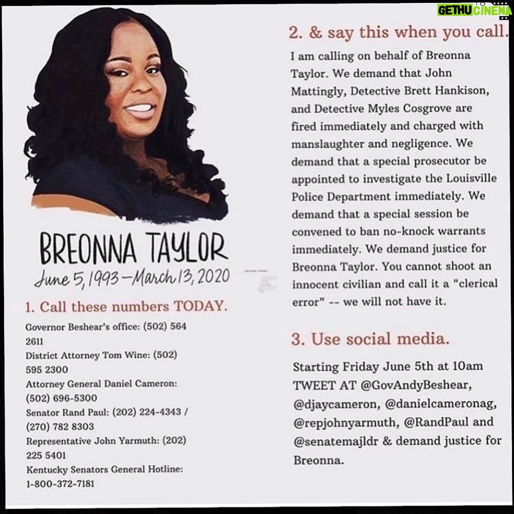 Charlie Carver Instagram - Breonna would have turned 27 today. She was a first responder and a beloved part of the community. Breonna’s life was ended by the Louisville police when they shot her while she slept in her own home. No one has been arrested for this murder. Help honor her memory today and every day - swipe through the gallery for some actions you can take. #sayhername #breonnataylor #restinpower #birthdayforbreonna #blacklivesmatter✊🏽✊🏾✊🏿
