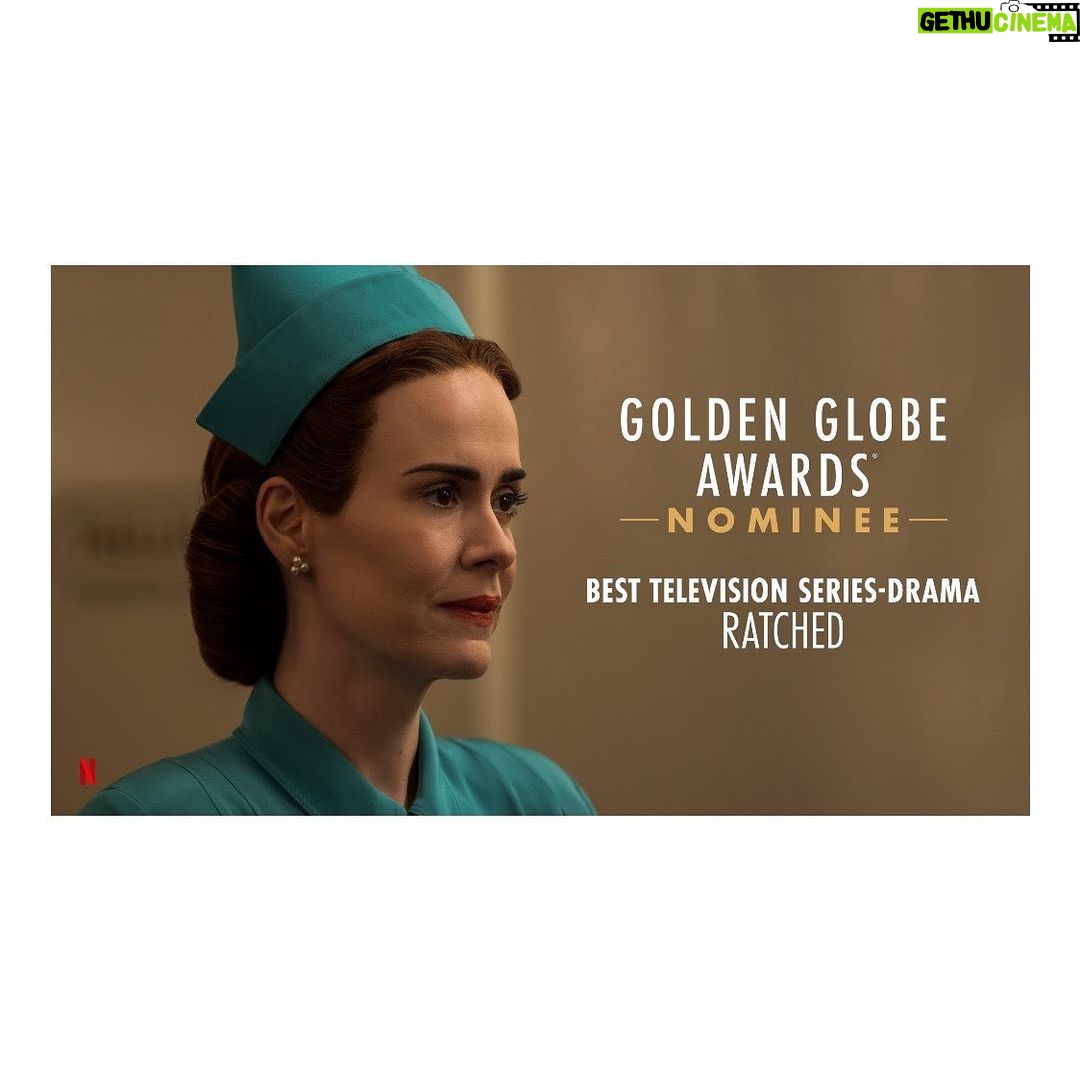 Charlie Carver Instagram - 🍑! Yay @mrrpmurphy @mssarahcatharinepaulson @cynthiaenixon @eromansky @sharonstone @jonjonbriones @finnwittrock @aliceenglert.actual @michaelbwashington @ratchednetflix ... Thank you #HFPA :) #goldenglobes