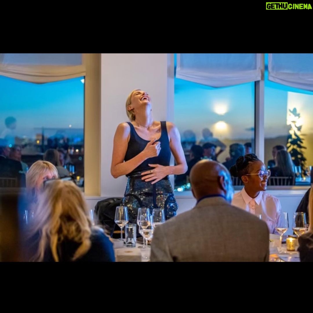 Charlize Theron Instagram - Beautiful night with our @CTAOP fam as we continue celebrating 15 years and the incredible work of our program partners in Southern Africa💕🍷 Soho House West Hollywood