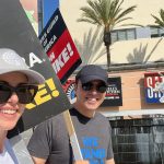 Charlize Theron Instagram - We out here! #sagaftrastrong #wgastrong
