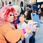 Charlize Theron Instagram - More @CTAOP Block Party fun with some lovely humans 💜 Universal Studios Back Lot