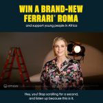 Charlize Theron Instagram - YOU could win a Ferrari… but not for much longer! Support the Charlize Theron Africa Outreach Project and enter at the link in my bio or go to omaze.com/Charlize #omaze @omaze