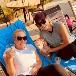 Charlize Theron Instagram - Today is my moms birthday. I wanted to share her with all of you because anyone who knows her, knows how utterly awesome it’s is to stand in her sunlight. She TRULY is life. She laughs louder than anyone I’ve ever met. She’s a great tennis player/golfer/hiker AND a gifted shit talker! She’s direct, she’s honest, she funny, and she’ll tell you how it is anytime of the day! Ma, ek lief jou oor die maan 🌝