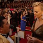 Charlize Theron Instagram - Thanks for having me @jimmykimmel but @iamguillermo is my true love.