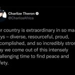 Charlize Theron Instagram - 🇿🇦 💛