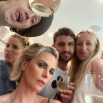 Charlize Theron Instagram - I don’t talk about these guys enough - my insanely talented glam family who work their asses off coming up with some amazing lewks time and time again. Love you guys to the moon 💜